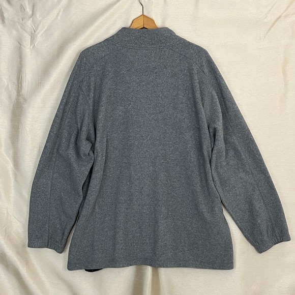 Mens Croft & Barrow Sz XXL Pullover Fleece 1/4 Zip Gray Outdoors Casual NormCore - Picture 6 of 10